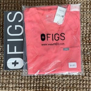 Figs Catarina Hot Coral M